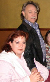 alette and david holding hands?